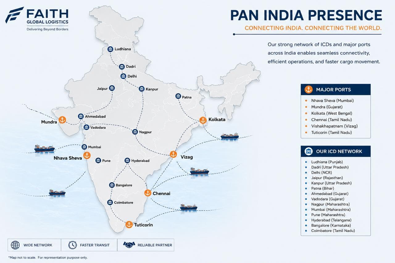 India Logistics Map